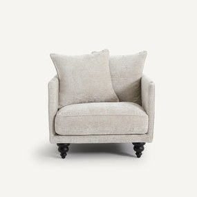 Fauteuil in gerecycled polyester, Lazare