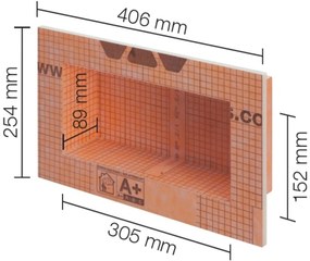Schluter Kerdi-Board-N Inbouwnis 30,5x15,2cm betegelbaar