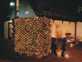 Anna's Collection - netverlichting - L200 x B140 cm - 252 warm witte ledlampjes - met timer