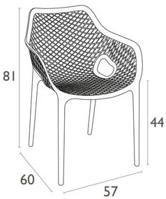 Siesta  Tuinstoel - Air XL - Avocado Groen - Siesta