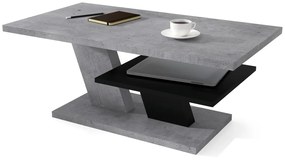 CLIFF beton / zwart, salontafel