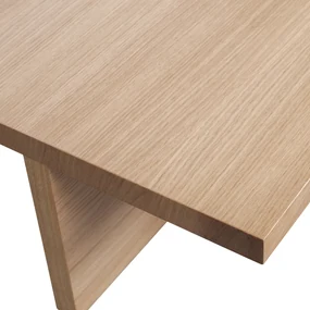 Vtwonen Angle Japandi Salontafel Rechthoekig Eiken - 135 X 45cm.