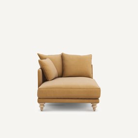 Longchair van linnen fluweel, LAZARE