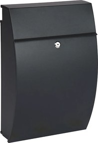 Practo Garden Brievenbus Vancouver - mat zwart - 15x32x48cm - RAL 9005 MAT