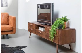Goossens Tv Meubel Bjarte, 5 laden 1 open vak 180 cm breed
