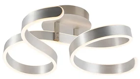 Design plafondlamp staal incl. LED 3-staps dimbaar - Frank Design Binnenverlichting Lamp
