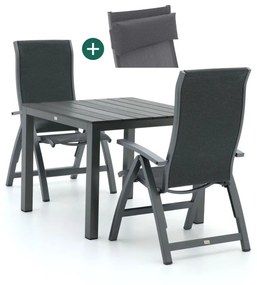 Bellagio Fermo/Fidenza 90cm dining tuinset 3-delig verstelbaar