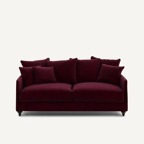 Omvormbare 3-zits fluwelen zetel, Lazare