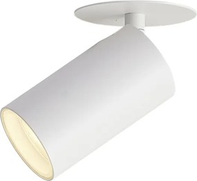 Set van 6 moderne inbouwspots wit GU10 50mm IP44 - Chels