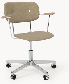 Bouclé bureaustoel Co, in hoogte verstelbaar