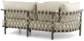 Loungeset tuin 5 personen Aluminium Taupe  4 Seasons Outdoor Ezra