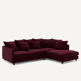 Fluwelen hoekslaapbank, Lazare