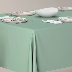 Dekoria Rechthoekig tafelkleed, eucalyptus groen, 130 x 160 cm