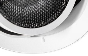 Moderne inbouwspot wit GU10 AR111 rond trimless - Oneon Honey Modern GU10 Binnenverlichting Lamp