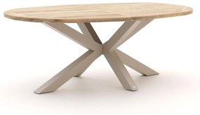 Tuin eettafel ROUGH | Ovaal  | Tuintafel Aluminium | 200x110cm | 6 personen | Kees Smit Tuinmeubelen