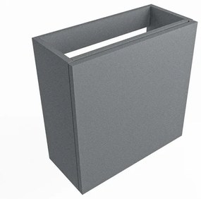 Mondiaz FOWY fonteinonderkast - 50x22x50cm - 1 deur - push to open - softclose - Plata FOWYTO50Pla1D