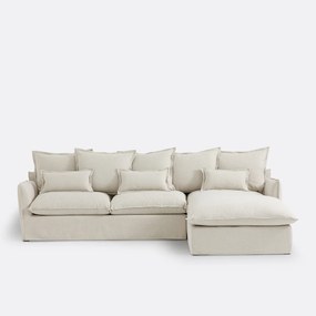 4-zits hoekbank in polyester, ODNA