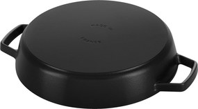 Staub Pans Koekenpan met 2 handgrepen 20 cm, Zwart - Pans - Staub