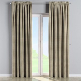 Dekoria Kant en Klaar Gordijn met tunnel, beige-bruin