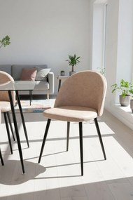 Zwarte Teok Vintage Kunstlederen Stoel