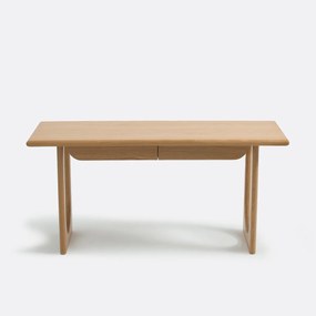 XL bureau in eik, 2 lades, Douve