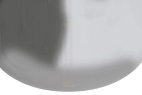 Eettafel / Eetkamer Design hanglamp zwart met smoke glas 2-lichts - Bliss Design E27 Binnenverlichting Lamp