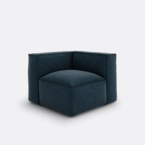 Modulaire hoekbank van getextureerd fluweel, Seven