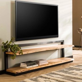 Boomstam Acaciahouten Tv-meubel - 180x40x55cm.