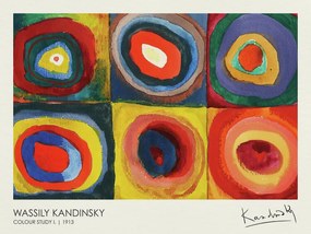 Kunstreproductie Colour Study I. (1913), Wassily Kandinsky