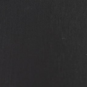 Katoenen lampenkap zwart rond 18/18/14