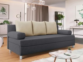 Slaapbank Comfivo Artes, Aantal zitplaatsen: 2, Aanwezig, 86x192x80cm, 64 kg, Poten: Kunststof, Hout: Grenen