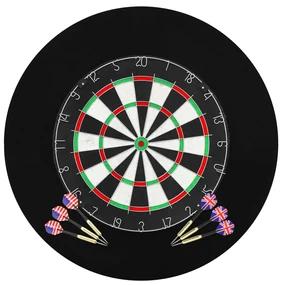 vidaXL Dartbord professioneel met 6 darts en surround sisal