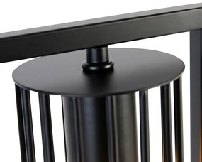 Smart Moderne tafellamp met dimmer zwart incl. Wifi ST64 - Balenco Wazo Modern E27 Binnenverlichting Lamp