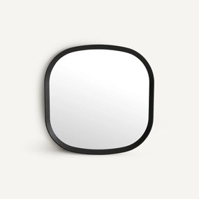 Vierkante spiegel van massief eiken, H60 cm, Orion