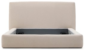 Kave Home Blok Luxe Bedframe Beige Stof 160x200 Cm