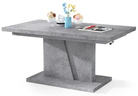 Mazzoni GRAND NOIR beton, uitschuifbare tafel