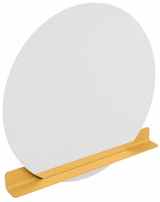 Mondiaz Spot spiegel rond Ø120cm met planchet ocher