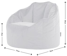 Sirena Zitzak Stoel Velvet - Roze