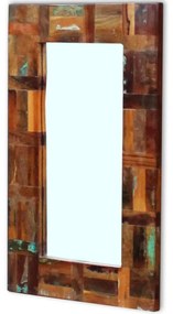 vidaXL Spiegel 80x50 cm massief gerecycled hout
