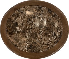 Bijzettafel Open Design Bruin - 43 X 37cm.