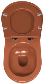 Sapho Infinity randloos toilet 53x36.5cm terracotta