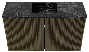 Mondiaz Joya DLux 70cm toiletmeubel shadow met wastafel faye midden zonder kraangat lava