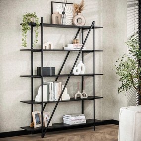 Plankenkast Industrieel Metaal - 140x35x181cm.