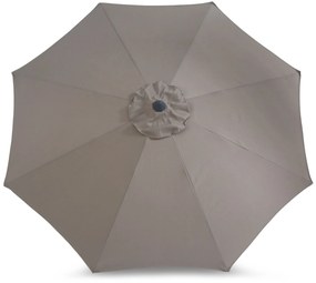 Camello Valerio Stokparasol .m (excl. Voet) Aluminium Taupe