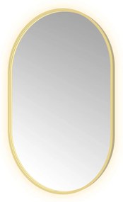 Hotbath &More Oval spiegel ovaal 80x120cm geborsteld messing PVD