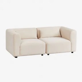 2-delige Modulaire Bank Fogler Linnen Fluweel Linnenbeige - Sklum