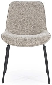 By-Boo Base Scandinavische Eetkamerstoel Met Armleuningen Taupe