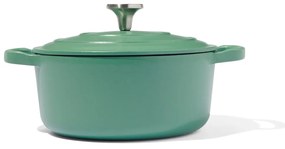 HEMA Braadpan Ø24cm Lyon Gietijzer Groen