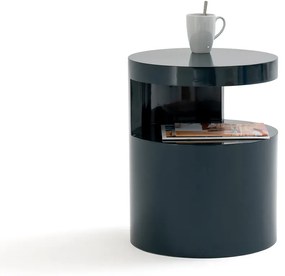 Cylindervormig glossy nachtkastje Newark