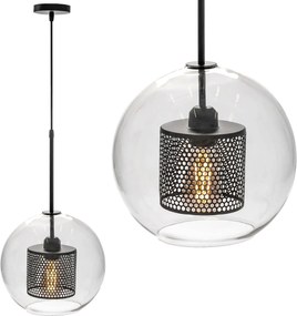 Hanglamp zwart loft APP557-1CP 20cm